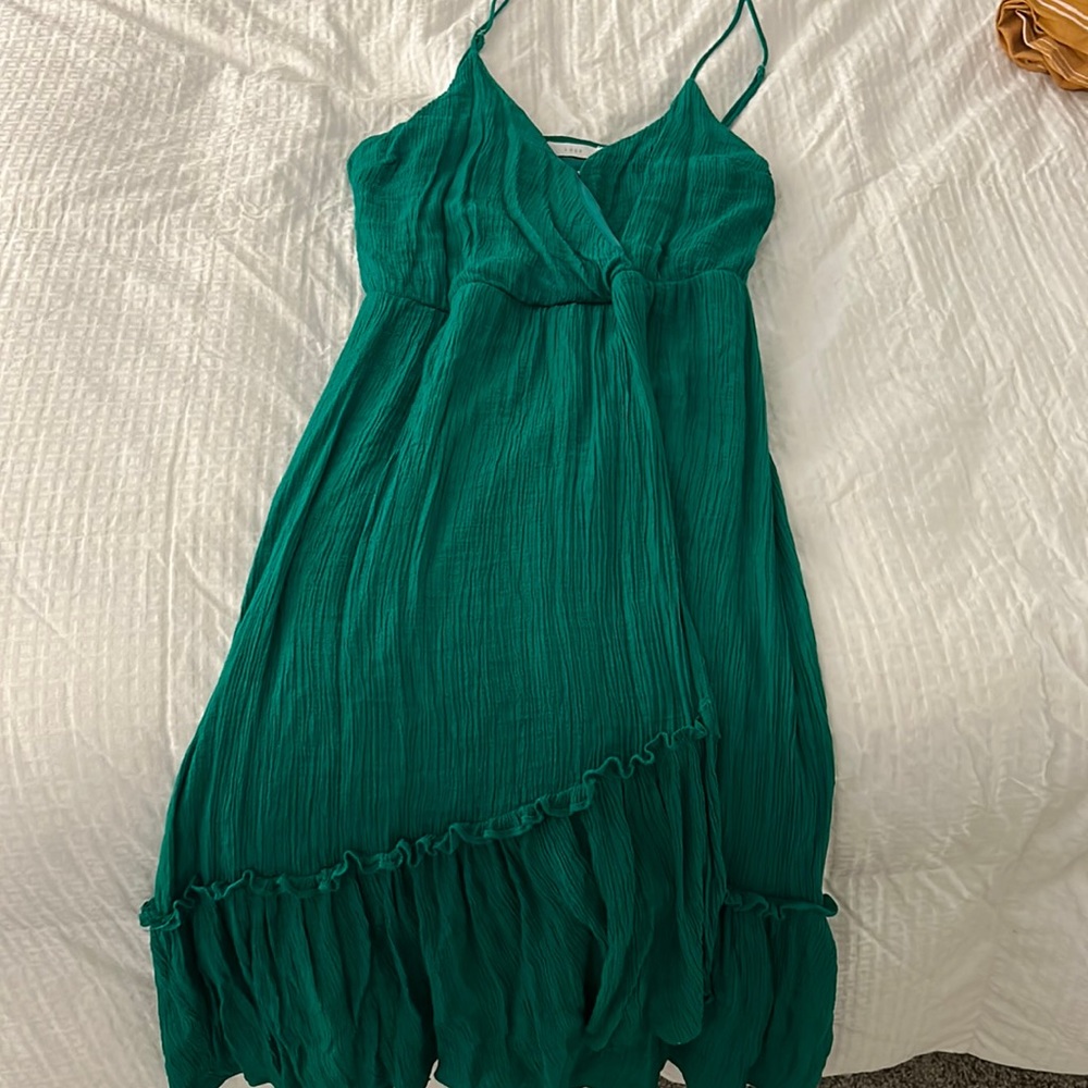 Lush Green midi dress